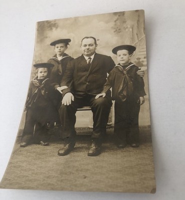 RPP Man 3 Children Sailor Outfits J. Trakimas Photo Studio Philadelphia Pa. 