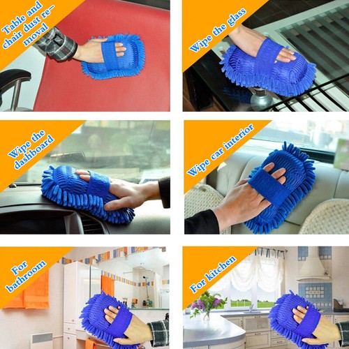 Car Wash Microfiber Car Washer Sponge Cleaning Car Detailing Washing Glov3C - Picture 8 of 10