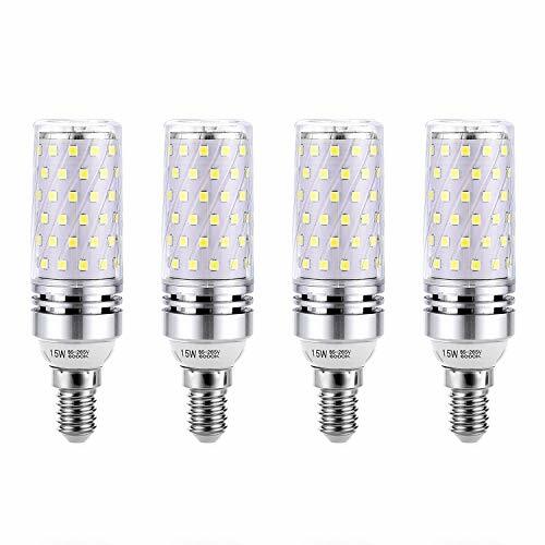 WinnowTe E14 LED 15W 6000K: Lampadina Mais Alta Luminosità per Casa