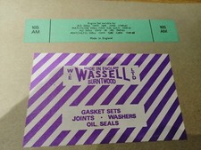 AJS MATCHLESS 250/350 cc PART GASKET SET NOS VINTAGE MOTORBIKE GARAGE CLEARANCE