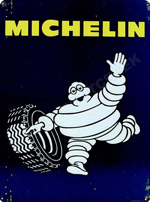 Michelin 9'' x 12'' Metal Sign