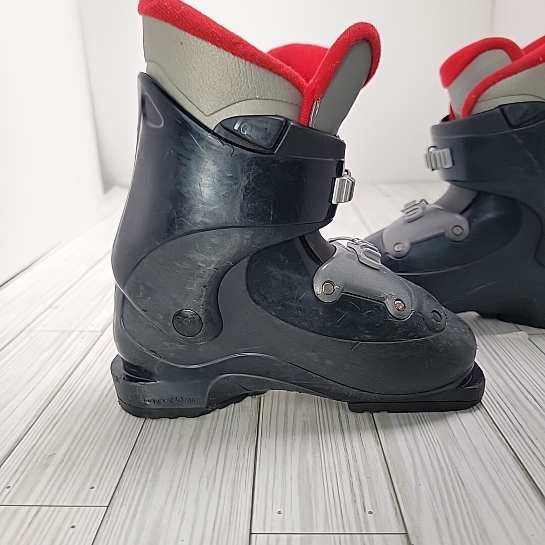 Scarponi da sci bambino Salomon T2 Performa misura 1 Mondo 18 19 5 240 mm blu navy rosso