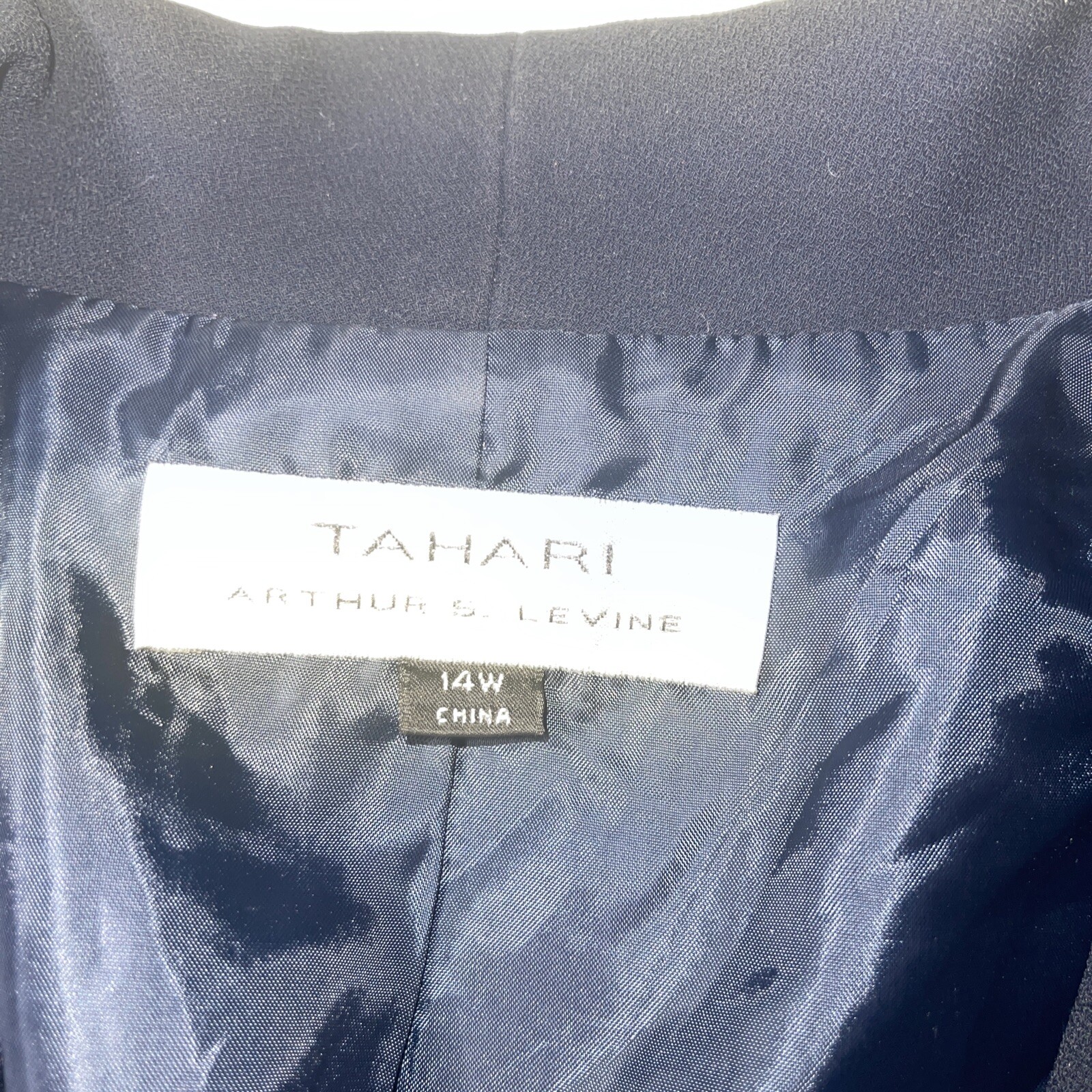 Preowned- Tahari Open Front Solid Long Sleeve Bla… - image 3