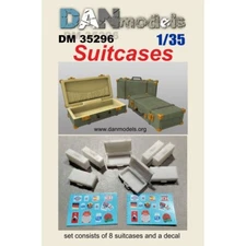 Dan Models 35296 Scale Kit 1:35 Accessories for diorama. Suitcases 8 pcs