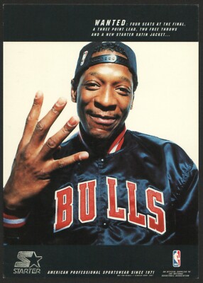 CHICAGO BULLS NBA POSTKARTE 1997 ''I GOT THE JACKET'' von STARTER
