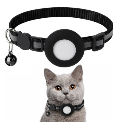 Für Apple AirTag Katze Hundehalsband Reflektierend Katzenhalsband Hülle Air Tag GPS Anti-Lost