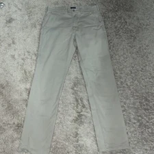 Levi’s Pants Mens 32x34 Beige Tan Khaki Chino Cotton Casual White Tab Commuter