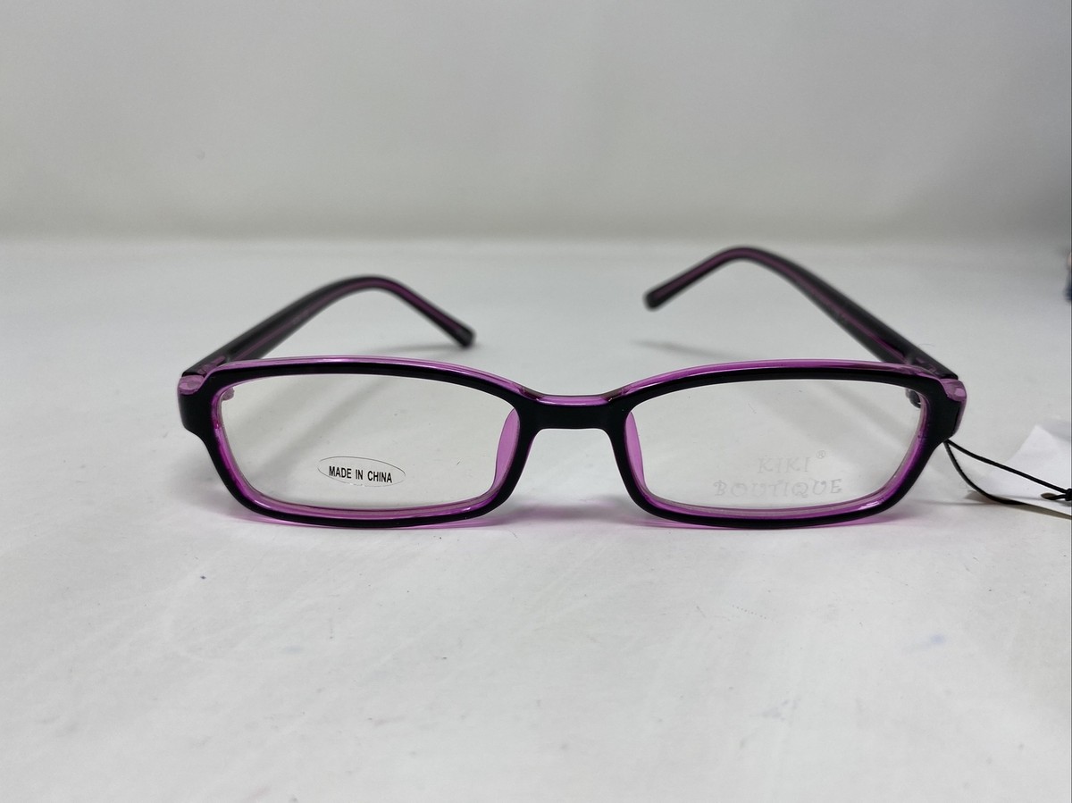 KIKI BOUTIQUE KIKI2042 C1 51-17-135 BLACK/PINK FULL RIM EYEGLASSES