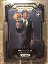 2023-24 Panini Prizm Jaylen Clark Base Rookie RC #166 Minnesota Timberwolves 