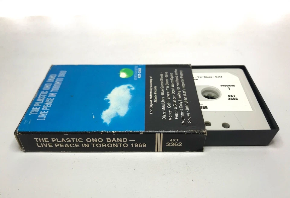 Plastic Ono Band LIVE PEACE IN TORONTO Cassette**US 1ST ISSUE 1969** VERY SCARCE - Image 2 of 4