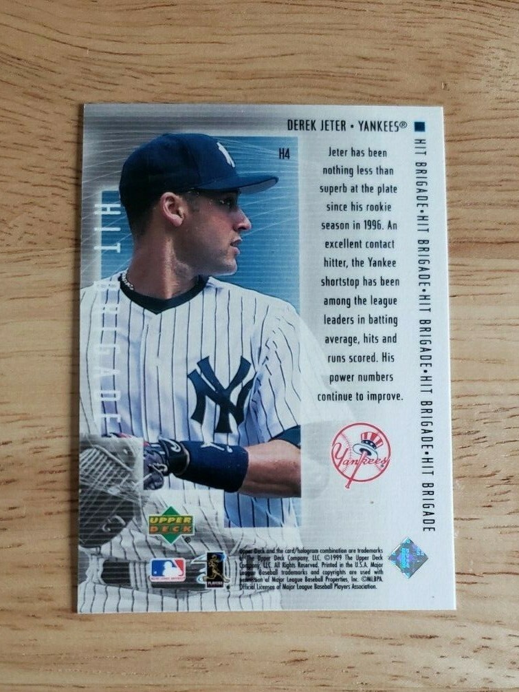 ☆激レア☆【upper deck】hit brigade DEREK JETER Derek Jeter 2000 Upper Deck Hit Brigade #h4 | eBay