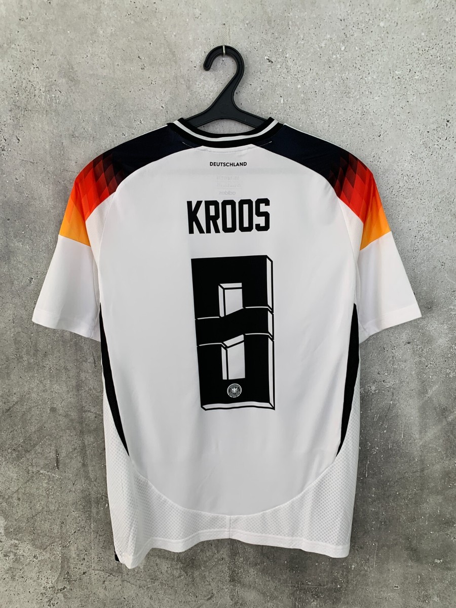 GERMANY 2024 2025 HOME FOOTBALL SHIRT #8 KROOS ADIDAS YOUTH