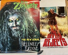 2 Vintage Rob Zombie Posters The Devils Rejects 18x24 13x19 Rare
