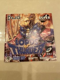 Lords of Thunder Turbografx CD Turbo Grafx Duo TTI HUDSON SOFT COMPLETE TESTED