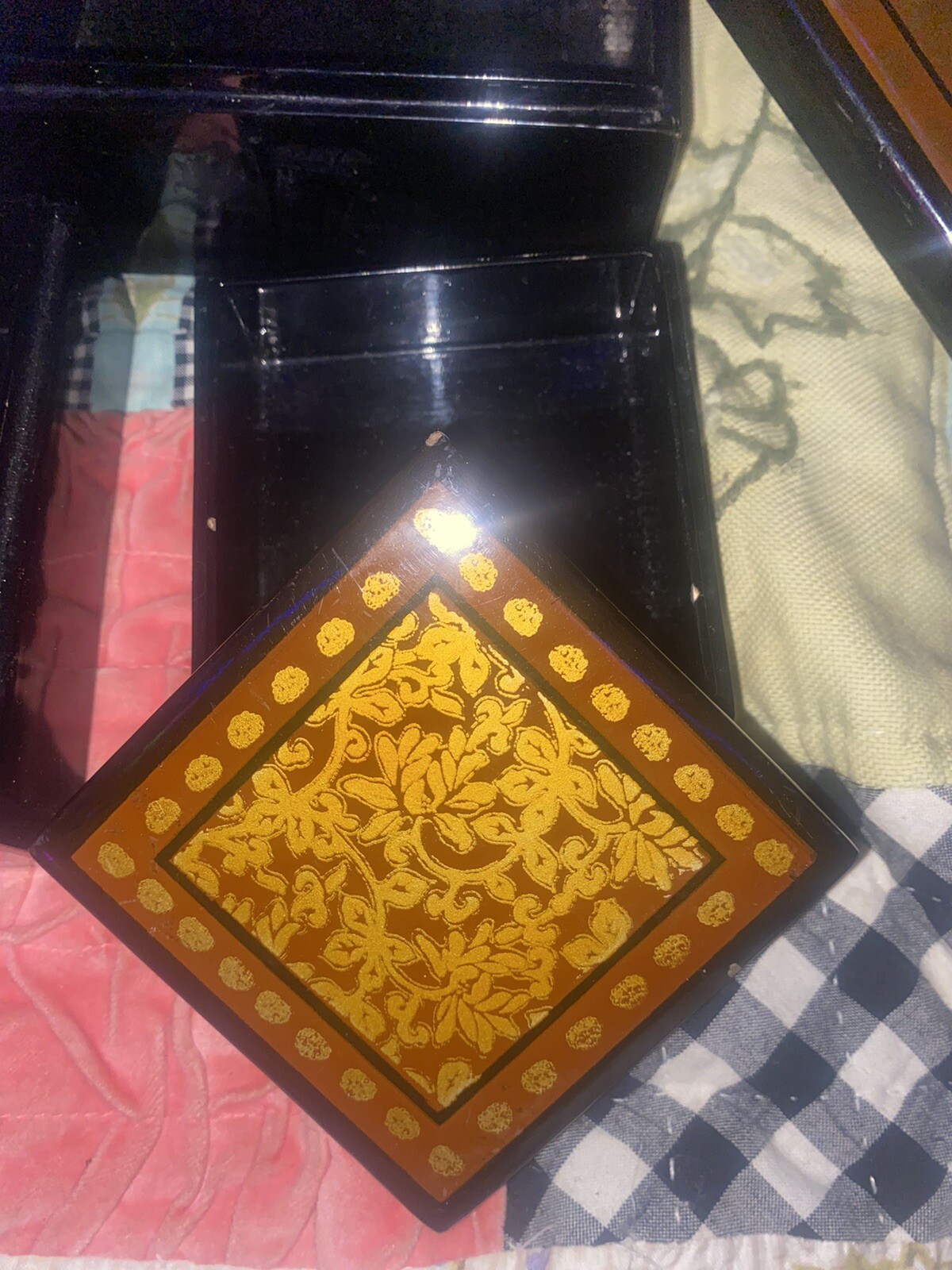 Nesting Boxes With Beautiful Floral Inlays