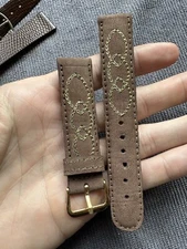Vintage Watch Strap 18 mm  Leather Nos Top Quality V34