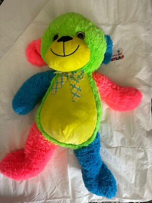 Toy Factory Plush Paradise 30” MULTI COLOR DOG (18” Sitting) NWT