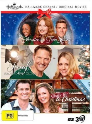 HALLMARK Christmas  Collection 28 Tree Lane / Jingle Around / Check Inn DVD NEW