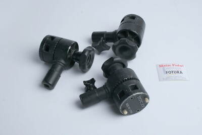 3 Stück Broncolor UL Lampenhalterung aus Metall