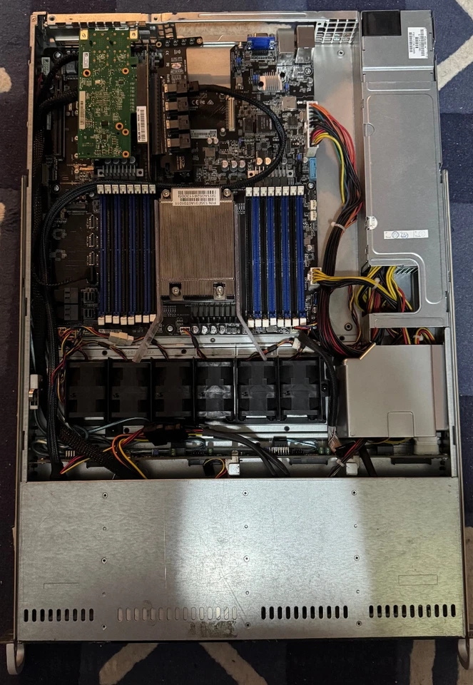 AMD EPYC 7443 Server - Asus KRPA-U16 - Connectx-3