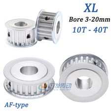 XL Timing Belt Pulley AF-Type 10T-40T Bore 3-25mm For 10/15mm Wide Timing Belt