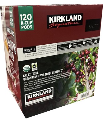 Kirkland Signature Pacific Bold K-Cups, Organic Dark Roast Coffee