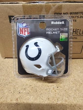 INDIANAPOLIS COLTS  NFL FOOTBALL NEW CLAMSHELL POCKET PRO HELMETS RIDDELL