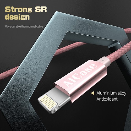Certified iPhone Cable 3 - 10 FT USB Charger For iPhone 14 13 12 11 7 8 Plus - Picture 35 of 46