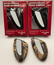 Lot of 4 Battery Operated Hand Warmers Black/Camo New & Used