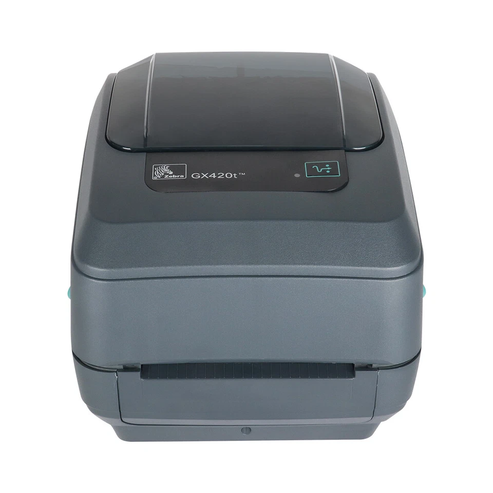 Zebra GX420t GX42-102410-000 203DPI Thermal Transfer Label Printer Ethernet Port - Image 2 of 4
