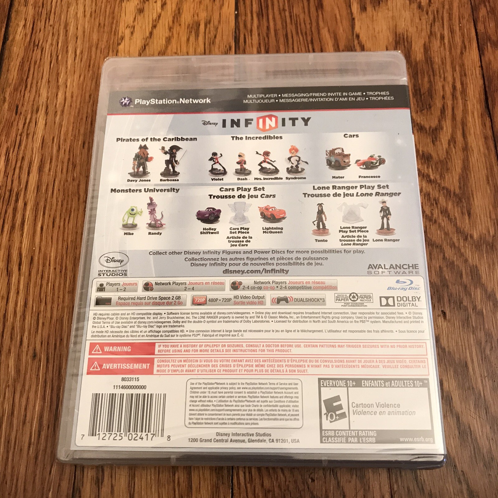 Disney Infinity Toy Box Starter Pack Play Station 3 / PS3 Game NIB