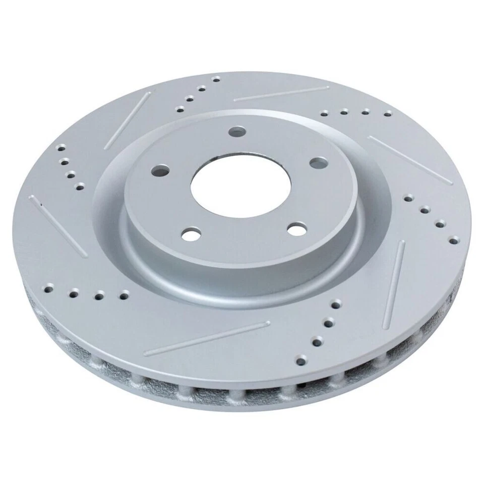 TRQ Front & Rear Performance Brake Pad & Rotor Kit For 2004-2013 Cadillac Chevy - Image 3 of 4