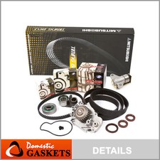 Mitsuboshi Timing Belt Water Pump Fit 93-01 Honda Prelude 2.2 Tensioner H22a4