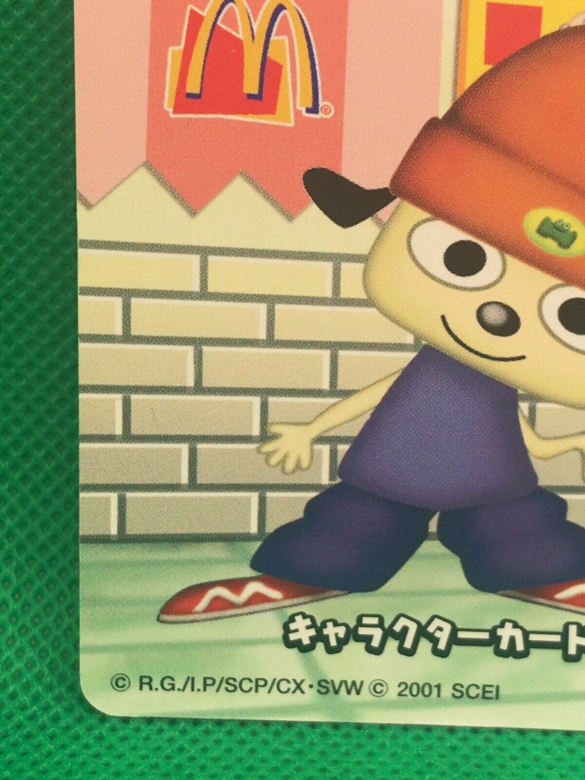 PARAPPA THE RAPPER 2 card McDonald's collaboration SQUARE 2001