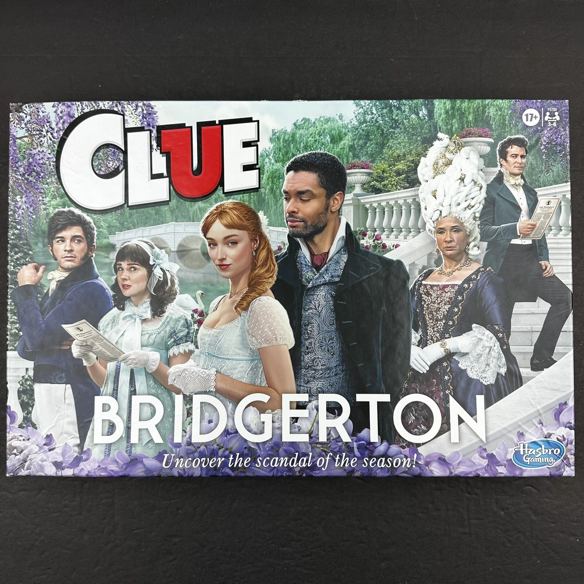  Hasbro Gaming Clue: Bridgerton Edition-BoardGame for Ages  17+Game for Bridgerton Fans for 3-6 Players, Inspired by Shondaland's  Original Series on Netflix : Toys & Games