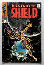 Nick Fury Agend of S.H.I.E.L.D. Nov #6 Marvel Comics Group Collection Silver Age