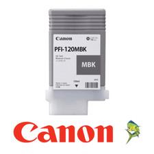 Canon PFI-120 Matte Black 130ml Ink Tank OEM, NEW
