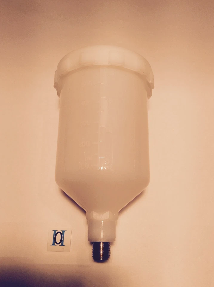 Becher, FLIEßBECHER 3/8" Aaußengewinde Passend DEVILBISS NEU