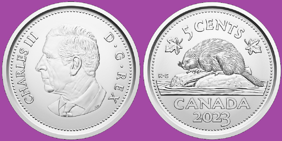 2023 Canada Nickel Five Cents King Charles III Coin Mint UNC. 5