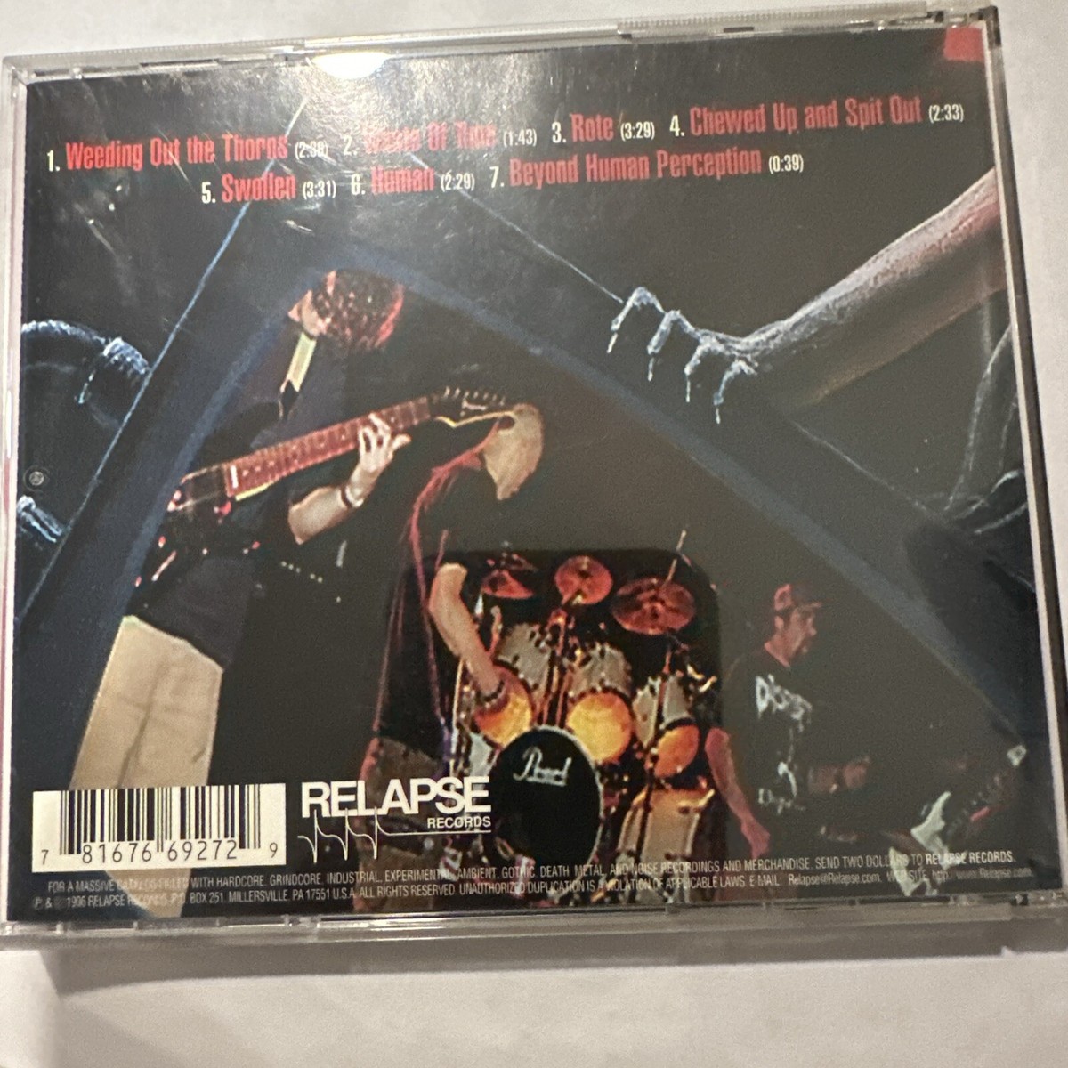 Human Remains - Using Sickness as a Hero CD 1997 Relapse – RR 6927