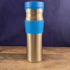 FedEx  Office Travel Mug Cup Blue Stainless Steel New In Box Employee — photo 5