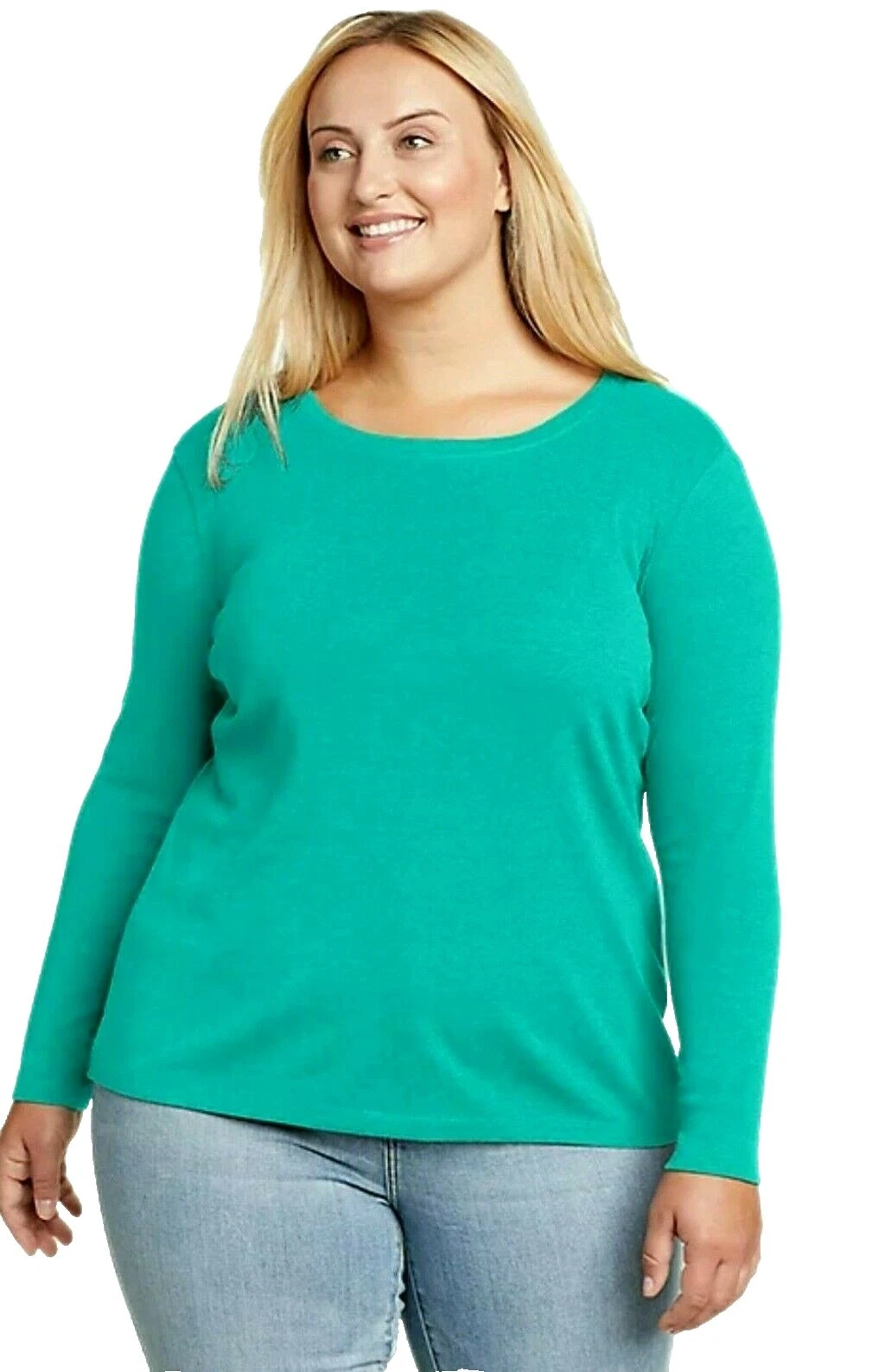 Eddie Bauer Solid Plus Size Tops for Women