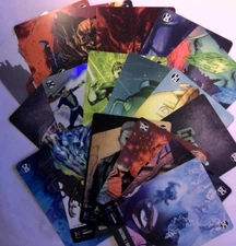 18 Mixed (as shown) Cards, DC Card Lot, Physical Copy Only