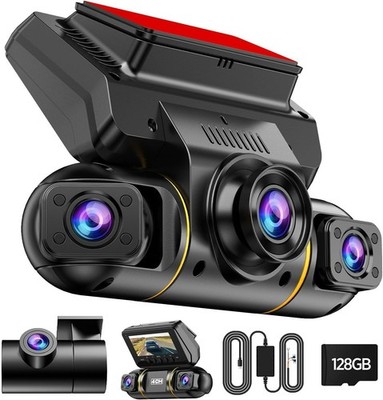 Dash Cam Front and Rear Inside with Hardwire Kit for 24h Security Parking Mon