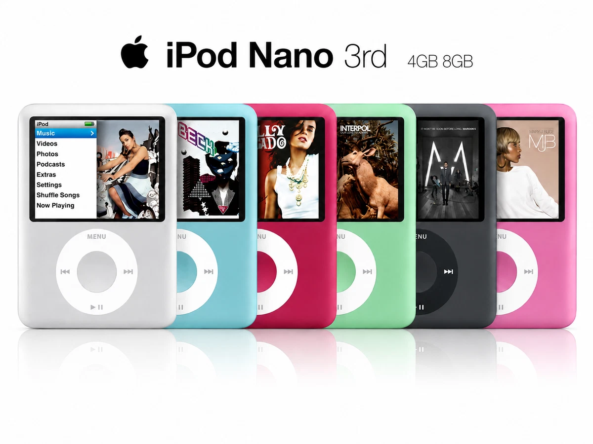 Apple Ipod Nano 3rd Generation 8gb for sale - eBay