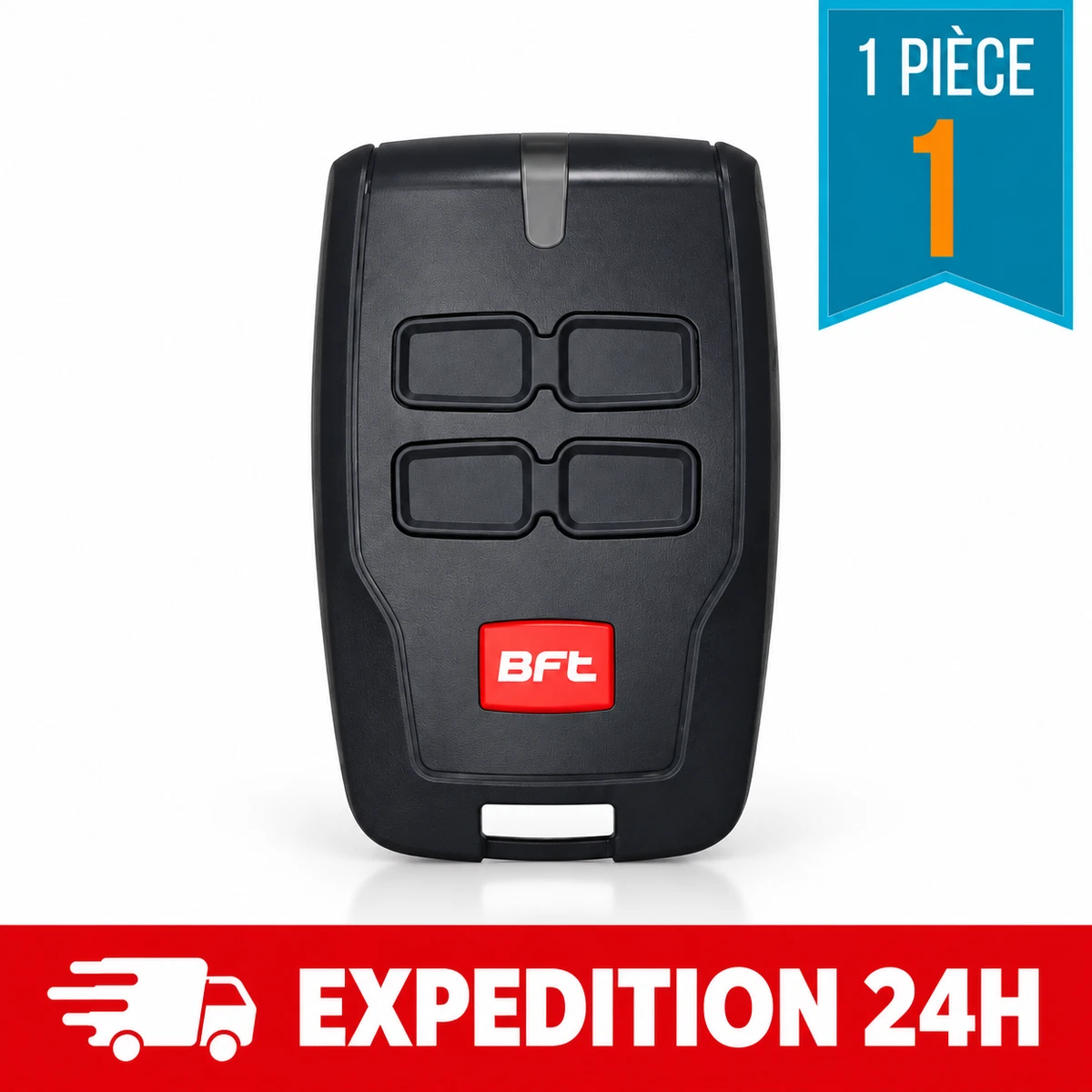 Télécommande BFT MITTO B RCB 04 4 Boutons 433,92 MHz Portail Garage - 1 Pièce