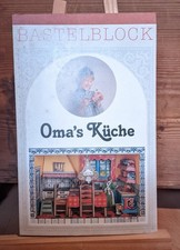 Omas K&uuml;che Bastelblock 80er Jahren M&ouml;bel aus Pappe zum selberbasteln