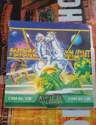 Future Knight (Gremlin 1987) Commodore 64 (Disk, Manual/Cover) 8-bit works