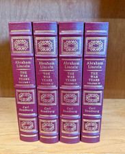 Abraham Lincoln The War Years 4 Volume Set by Carl Sandburg