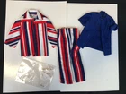 Vintage BARBIE THE CASUAL SCENE #1472 Suit set with Sandals Clothes